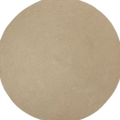 tectake ® Geweven vloerkleed Vibe van jute- en kunststofvezels Ø 160 cm