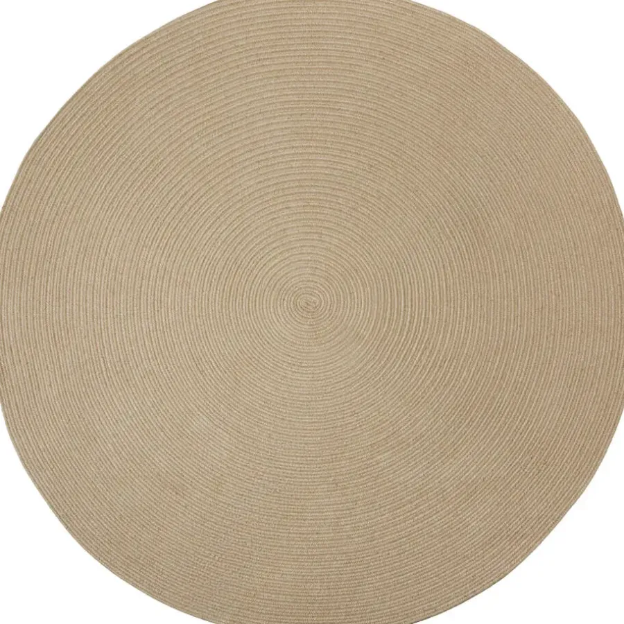 tectake ® Geweven vloerkleed Vibe van jute- en kunststofvezels Ø 160 cm