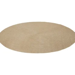 tectake ® Geweven vloerkleed Vibe van jute- en kunststofvezels Ø 160 cm