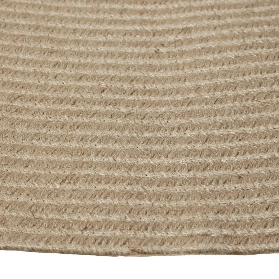 tectake ® Geweven vloerkleed Vibe van jute- en kunststofvezels Ø 160 cm