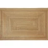 tectake ® Handgeweven vloerkleed Glim van jute, boho-stijl 200 x 290 cm