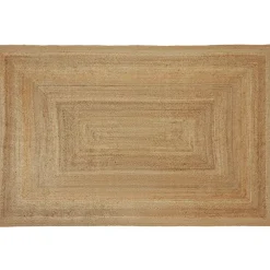 tectake ® Handgeweven vloerkleed Glim van jute, boho-stijl 200 x 290 cm