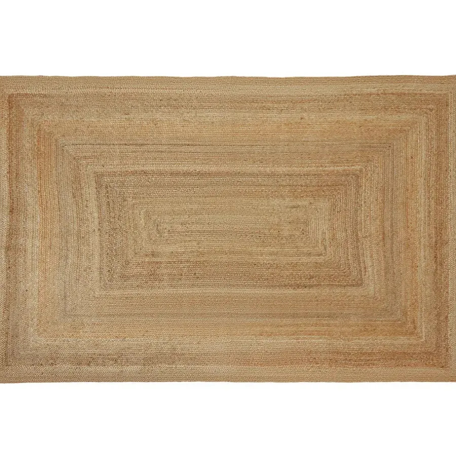 tectake ® Handgeweven vloerkleed Glim van jute, boho-stijl 200 x 290 cm