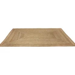tectake ® Handgeweven vloerkleed Glim van jute, boho-stijl 200 x 290 cm
