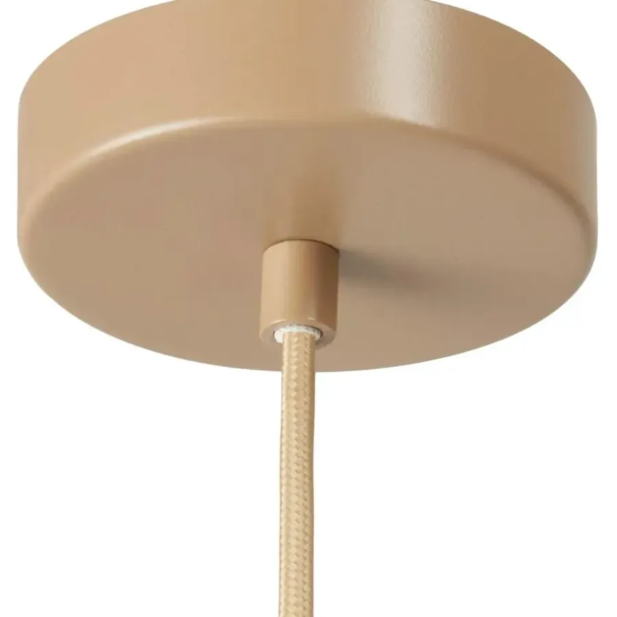 Hanglampen-tectake Hanglamp Allegra van jute in boho-stijl, 40W, Natuur