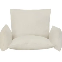 tectake Hangstoel Alison, boho-stijl, draagkracht 160kg, Beige