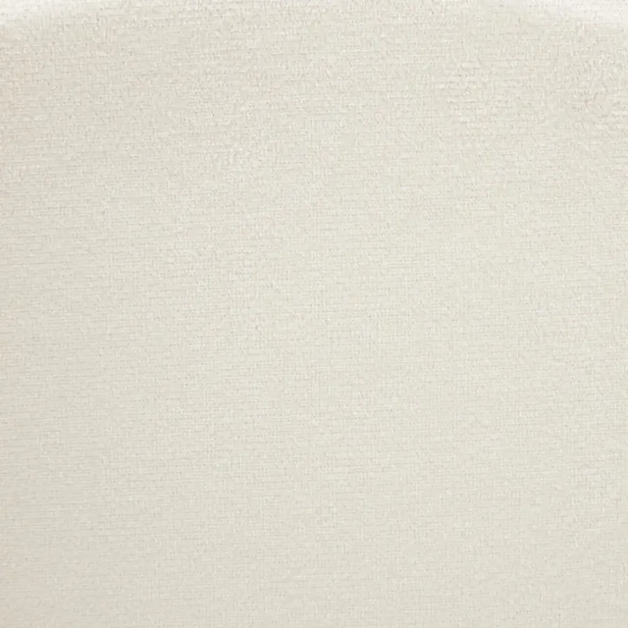 tectake Hocker Altu XL, gestoffeerd, opbergruimte, Fluweellook Crèmewit