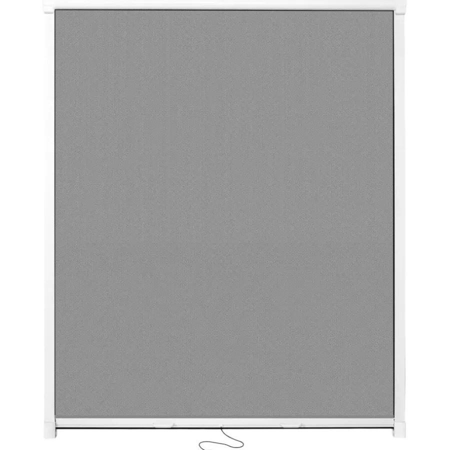 tectake Insectenwerend rolgordijn - 130 x 160 cm - Wit