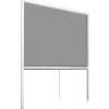 Raam En Deurhorren-tectake Insectenwerend rolgordijn - 110 x 160 cm - Wit