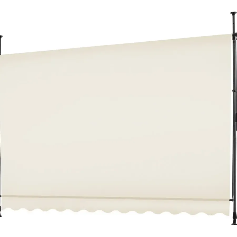 tectake Klemluifel met zwengel, in hoogte verstelbaar, Beige