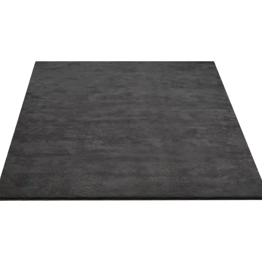 tectake ® Kortpolig vloerkleed Soft Zone 160 x 230 cm - Antraciet