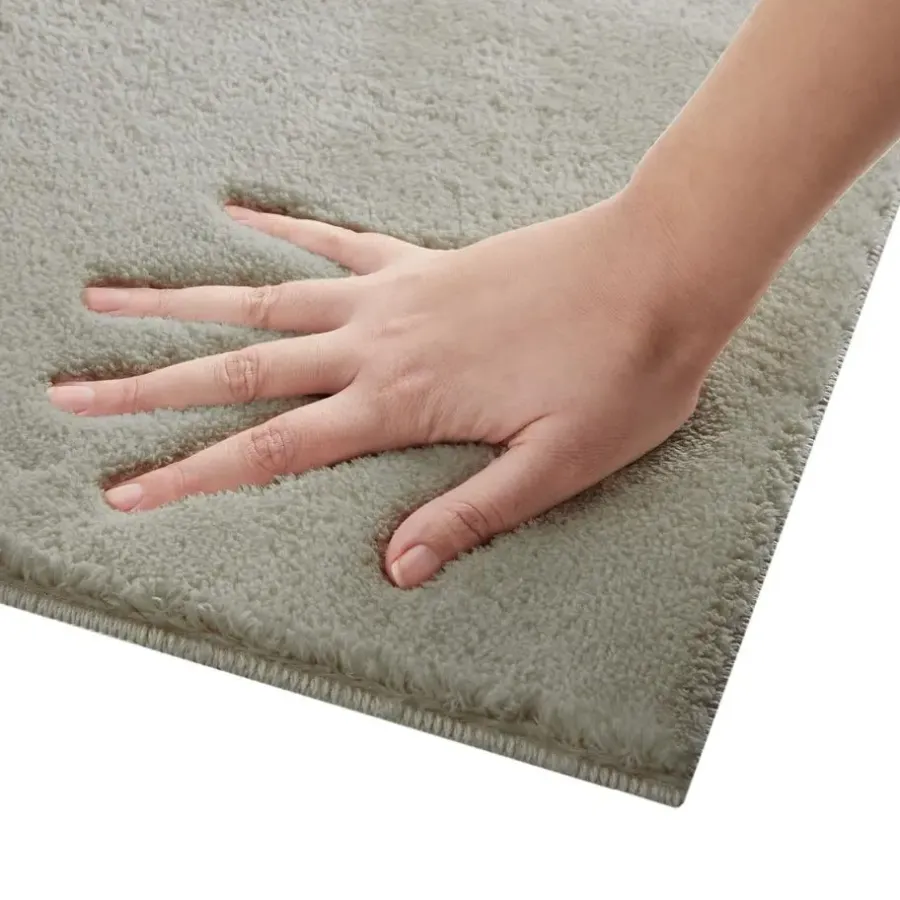 tectake ® Kortpolig vloerkleed Soft Zone 200 x 290 cm - Zandkleur