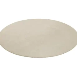 tectake ® Kortpolig vloerkleed Soft Zone Ø 120 cm - Beige