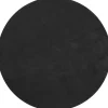 tectake ® Kortpolig vloerkleed Soft Zone Ø 120 cm - Zwart