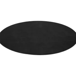 tectake ® Kortpolig vloerkleed Soft Zone Ø 120 cm - Zwart