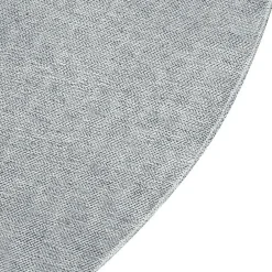 tectake ® Kortpolig vloerkleed Soft Zone Ø 120 cm - Zwart