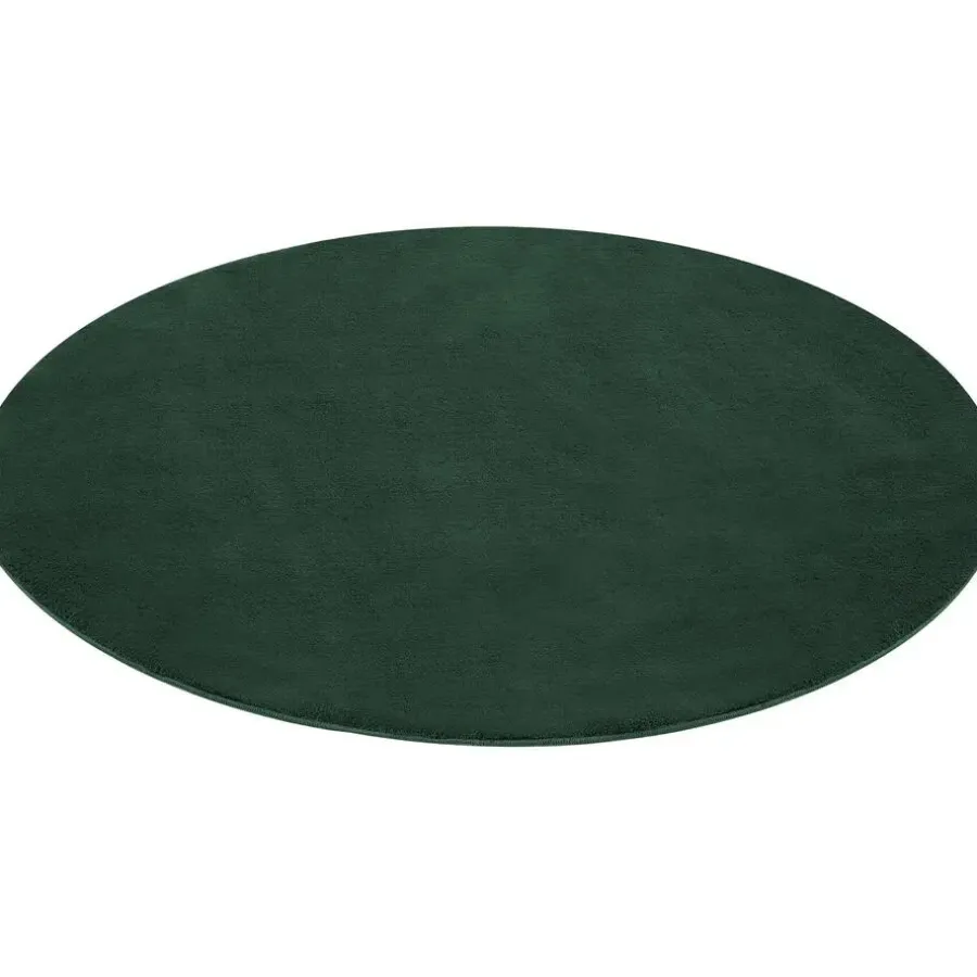 Vloerkleden|Ronde Vloerkleden-tectake ® Kortpolig vloerkleed Soft Zone Ø 120 cm - Groen