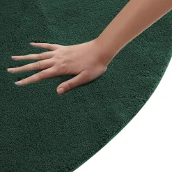 Vloerkleden|Ronde Vloerkleden-tectake ® Kortpolig vloerkleed Soft Zone Ø 120 cm - Groen