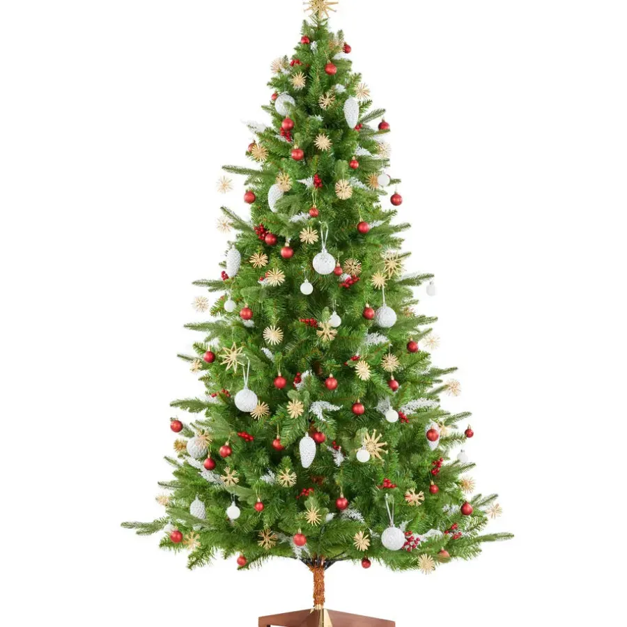 tectake Kunstkerstboom Cupid, spuitgietnaalden, Groen