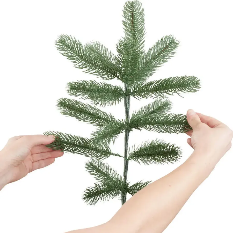 Kerstbomen-tectake Kunstkerstboom Dancer met spuitgietnaalden, Groen