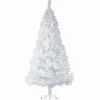 Kerstbomen-tectake Kunstkerstboom natuurgetrouw met metalen standaard wit, Wit
