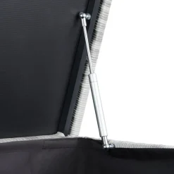 tectake Kussenbox Oslo met aluminium frame 145x82,5x79,5cm, Lichtgrijs