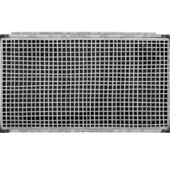 tectake Kussenbox Oslo met aluminium frame 145x82,5x79,5cm, Lichtgrijs