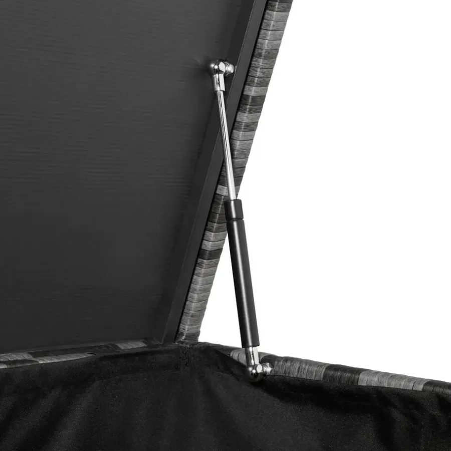 Kussenboxen-tectake Kussenbox Oslo met aluminium frame 145x82,5x79,5cm, Grijs
