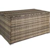 Kussenboxen-tectake Kussenbox Oslo met aluminium frame 145x82,5x79,5cm, Natuur