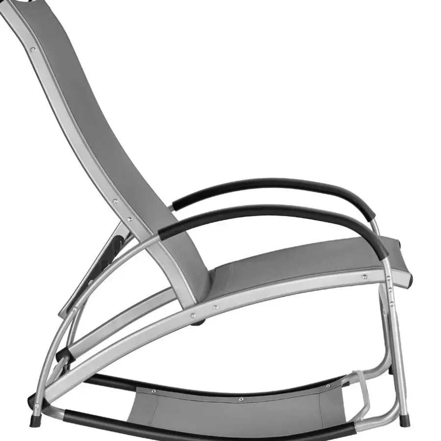 Ligbedden-tectake Ligbed Avignon, 2in1 functie, verstelbare rugleuning, Antraciet
