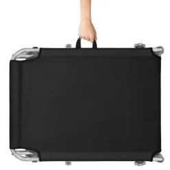 Ligbedden-tectake Ligbed Chloé 4-niveaus, hoofdkussen en tas, Zwart