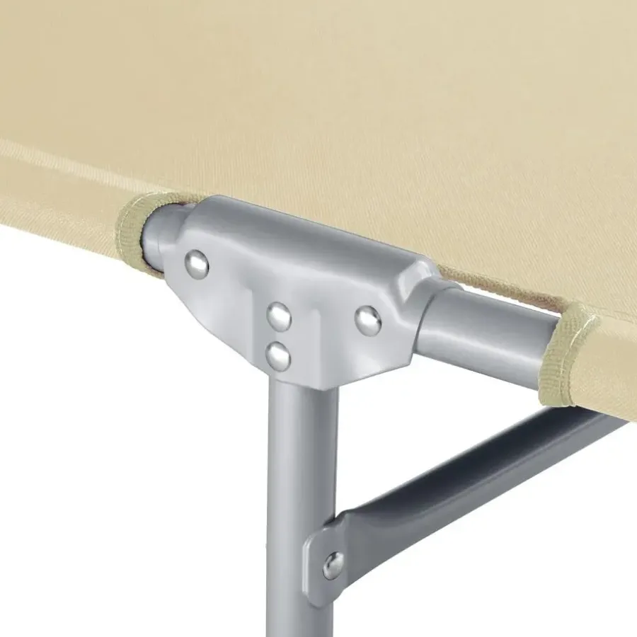 Ligbedden-tectake Ligbed met 4 standen, Beige