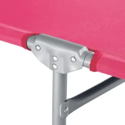 tectake Ligbed 4-niveaus met hoofdkussen, Pink