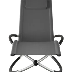 Ligbedden-tectake Ligbed Paulina ergonomisch, opvouwbaar, 150 kg, Grijs