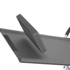 Ligbedden-tectake Ligbed Paulina ergonomisch, opvouwbaar, 150 kg, Grijs