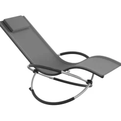Ligbedden-tectake Ligbed Paulina ergonomisch, opvouwbaar, 150 kg, Grijs
