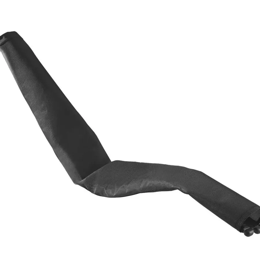 tectake Ligbed Paulina ergonomisch, opvouwbaar, 150 kg, Zwart