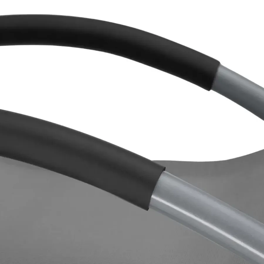 tectake Ligstoel Taya, ergonomisch, schommelfunctie, Grijs