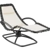 Ligbedden-tectake Ligstoel Toulon, ergonomisch, schommelfunctie, Beige