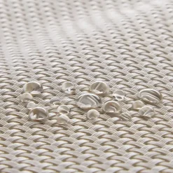 Ligbedden-tectake Ligstoel Toulon, ergonomisch, schommelfunctie, Beige