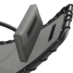 tectake Ligstoel Toulon, ergonomisch, schommelfunctie, Grijs