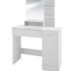 Kaptafels-tectake Makeup-tafel Zoe , Wit