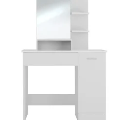 Kaptafels-tectake Makeup-tafel Zoe , Wit