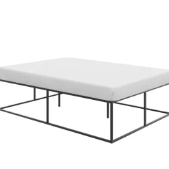 2-Persoons Bedden-tectake Metalen bedframe Kyoto met lattenbodem, 250 kg, 140 x 200 cm, Zwart