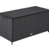 Kussenboxen-tectake Opbergbox Kuusamo met aluminium frame en wielen 297l, 117x54x64cm