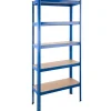 Stellingkasten-tectake Opslagrek 5 niveaus, Blauw