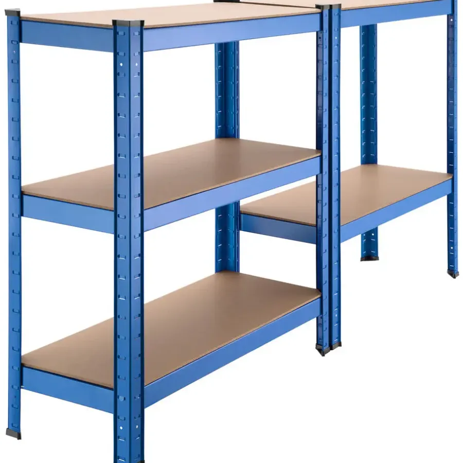 Stellingkasten-tectake Opslagrek 5 niveaus, Blauw