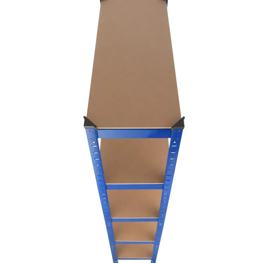 Stellingkasten-tectake Opslagrek 5 niveaus, Blauw