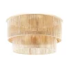 Hanglampen-tectake Plafondlamp Boho - Jute Hanglamp 40W voor Woonkamer/Slaapkamer