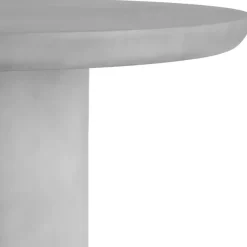 Tuintafels-tectake Ronde tuintafel Talmi, voor binnen & buiten, 86,5x75,5cm, Betongrijs